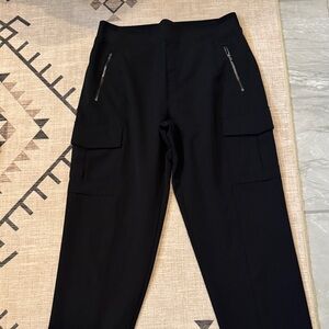 Athleta Black Zippered Cargo Pants